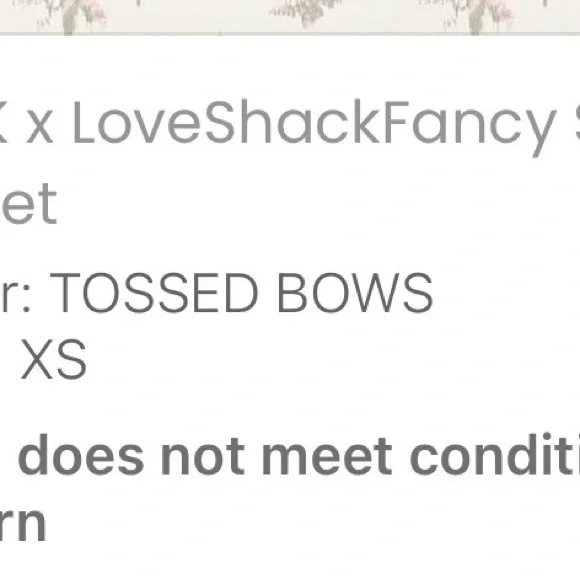 LoveShackFancy Pink Patterned Pajama Set - Picture 2 of 4